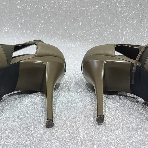 bebe Olive Lace-Up Platform Heels - Picture 5 of 6